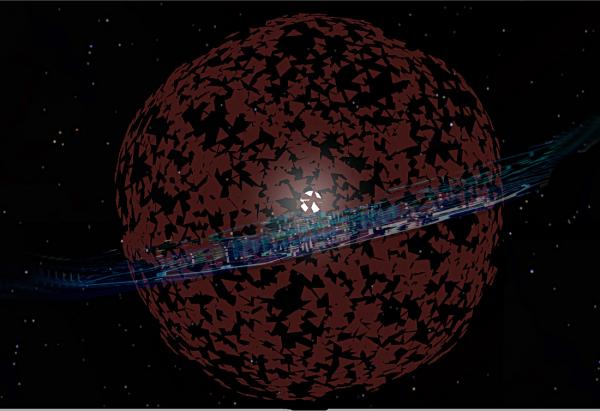 Medius Dyson Swarm